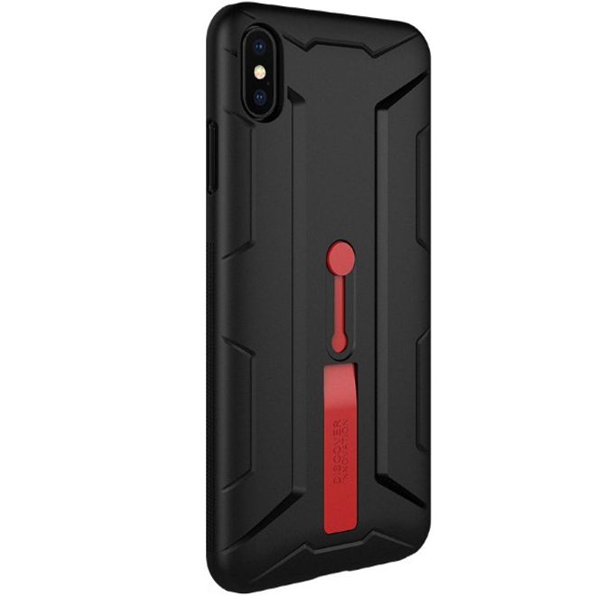 Nillkin - iPhone XS Max Handyhülle - Case aus Plastik - mit Fingerhalterung - Grip Series - schwarz