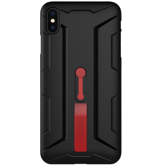 Nillkin - iPhone XS Max Handyhülle - Case aus Plastik - mit Fingerhalterung - Grip Series - schwarz