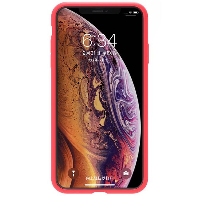 Nillkin - iPhone XS Max Handy Hülle - Case aus Plastik - Machinery Series - rot