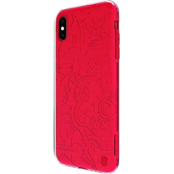 Nillkin - iPhone XS Max Handy Hülle - Case aus Plastik - Machinery Series - rot