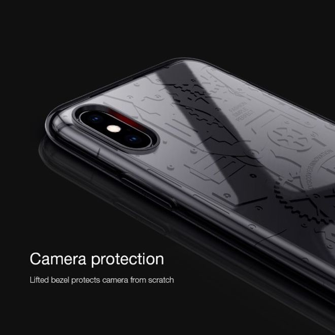 Nillkin - iPhone XS Max Handy Hülle - Case aus Plastik - Machinery Series - rot