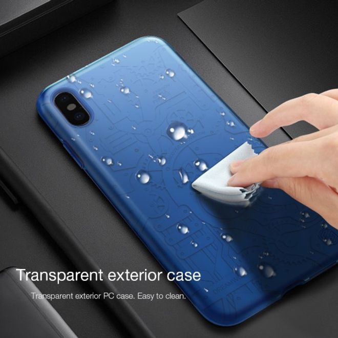 Nillkin - iPhone XS Max Handy Hülle - Case aus Plastik - Machinery Series - rot