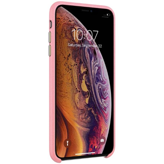 Nillkin - iPhone XS Max Handyhülle - Case aus Plastik/Plüsch - Mund - Plush Series - pink