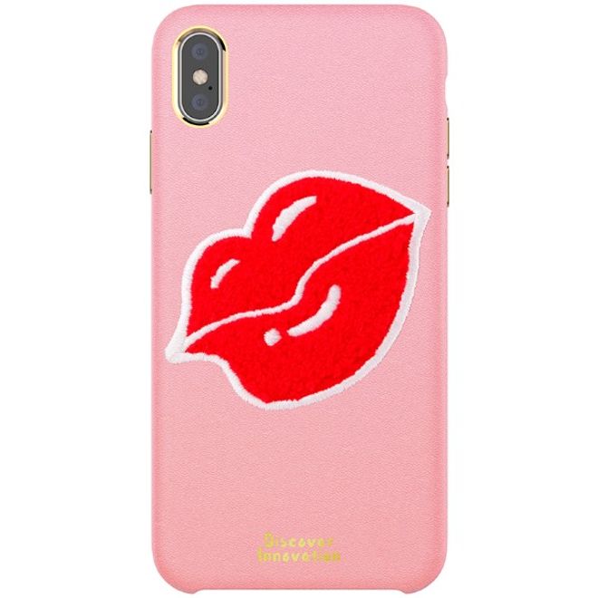 Nillkin - iPhone XS Max Handyhülle - Case aus Plastik/Plüsch - Mund - Plush Series - pink