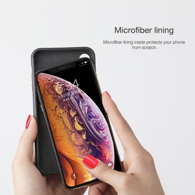 Nillkin - iPhone XR Handyhülle - Case aus Plastik/Plüsch - Eule - Plush Series - rot