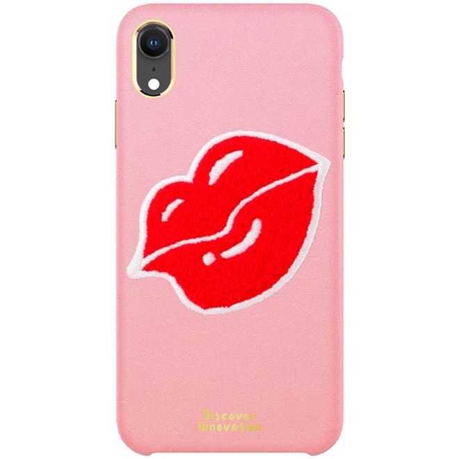 Nillkin - iPhone XR Handyhülle - Case aus Plastik/Plüsch - Mund - Plush Series - pink