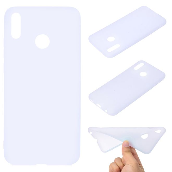 Huawei Honor Play Handyhülle - Softcase TPU Series - weiss