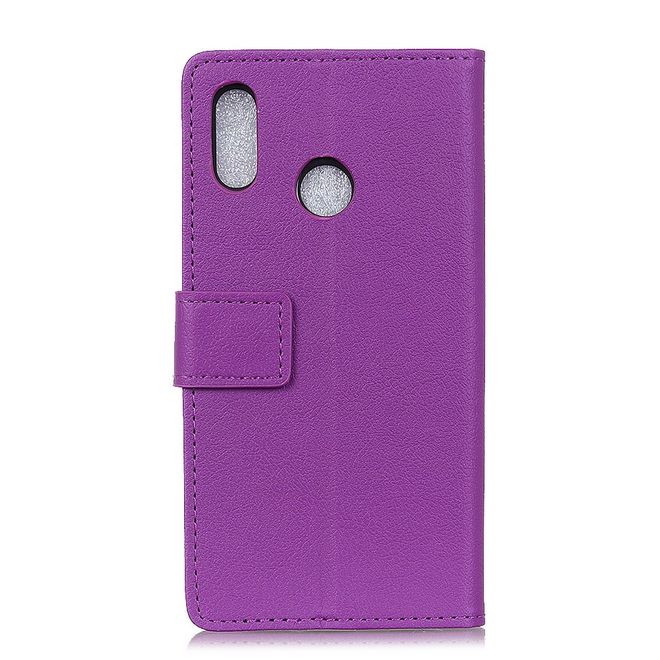Huawei Honor Play Handy Hülle - Classic III Leder Bookcover Series - purpur