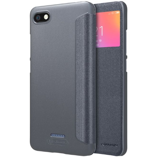 Nillkin - Xiaomi Redmi 6A Case - Leder Hülle - Sparkle Series - schwarz
