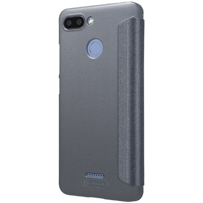 Nillkin - Xiaomi Redmi 6 Case - Leder Hülle - Sparkle Series - schwarz