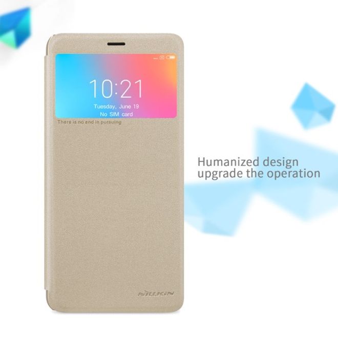 Nillkin - Xiaomi Redmi 6 Case - Leder Hülle - Sparkle Series - schwarz