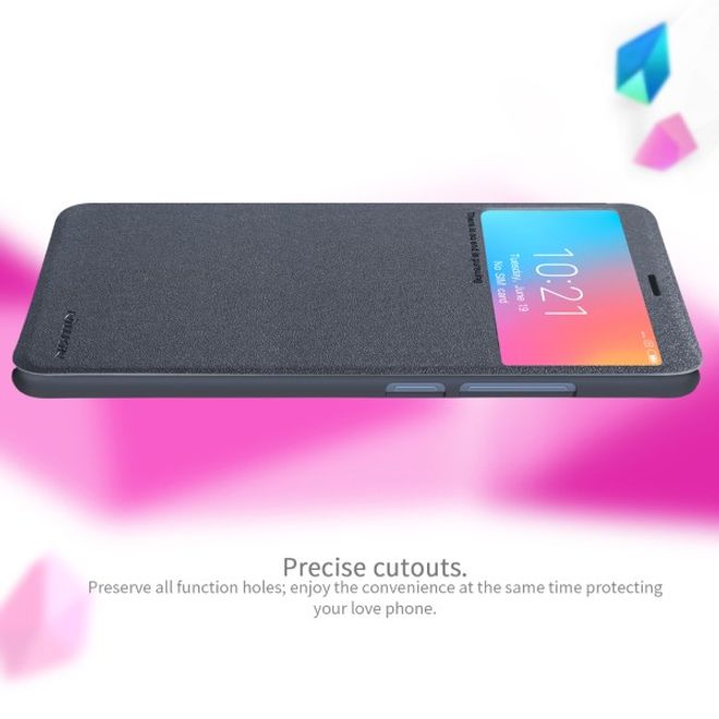 Nillkin - Xiaomi Redmi 6 Case - Leder Hülle - Sparkle Series - schwarz