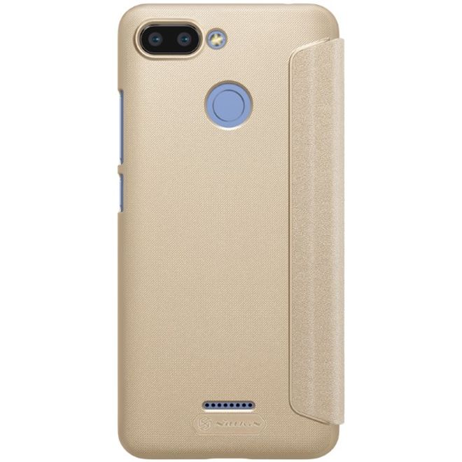 Nillkin - Xiaomi Redmi 6 Case - Leder Hülle - Sparkle Series - gold