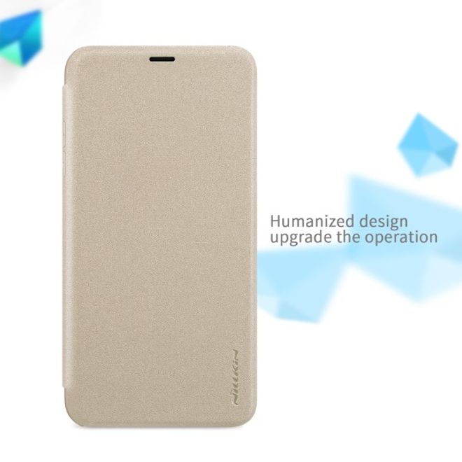 Nillkin - iPhone XS Max Case - Leder Hülle - Sparkle Series - rot