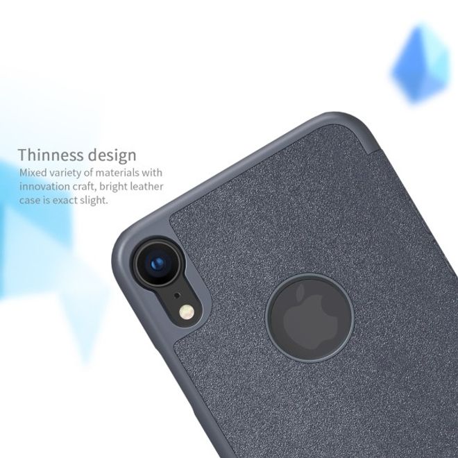 Nillkin - iPhone XR Case - Leder Hülle - Sparkle Series - rot