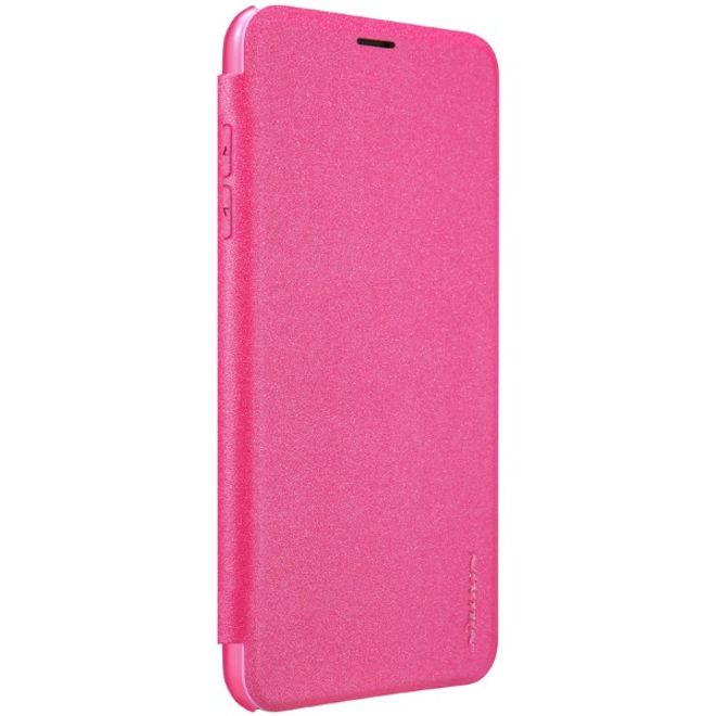 Nillkin - iPhone XR Case - Leder Hülle - Sparkle Series - rot