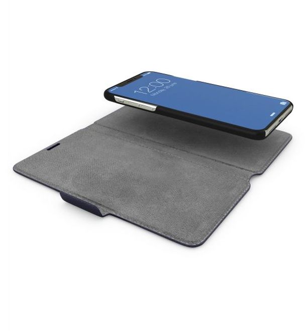 iDeal of Sweden - iPhone XS Max Handyhülle, Designer Bookcase FASHION - blau
