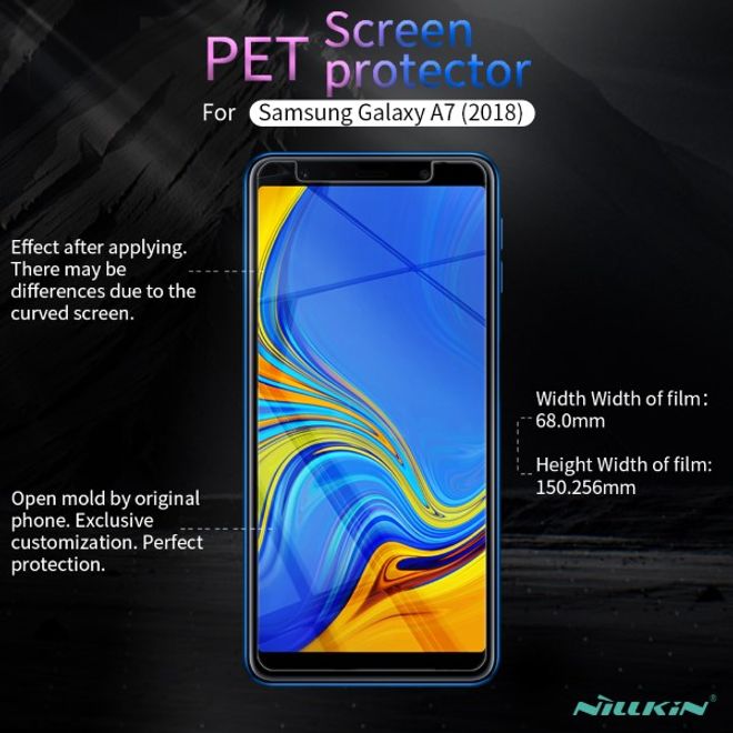 Nillkin - Samsung Galaxy A7 (2018) Schutzfolie - Super Clear Whole Set Series