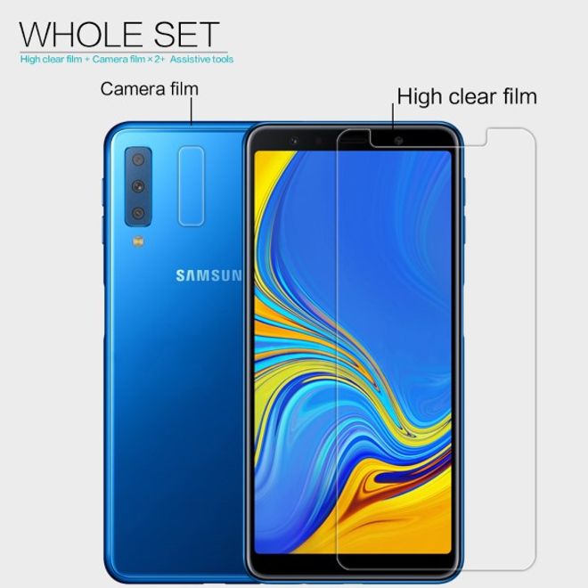 Nillkin - Samsung Galaxy A7 (2018) Schutzfolie - Super Clear Whole Set Series