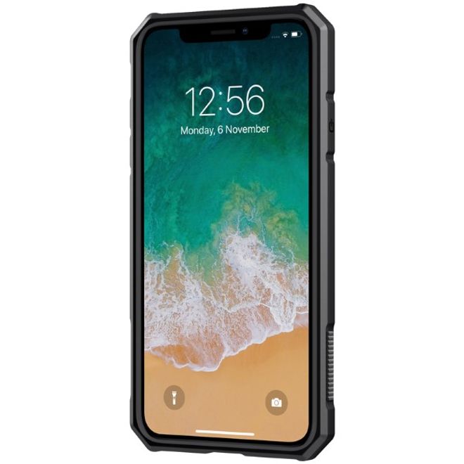 Nillkin - iPhone XS Max Handy Case - Robuste Plastik Hülle - Defender Series - schwarz