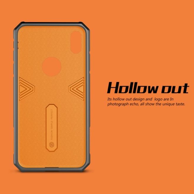 Nillkin - iPhone XS Max Handy Case - Robuste Plastik Hülle - Defender Series - schwarz