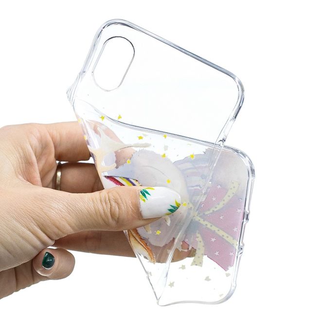 iPhone XS Max Hülle - Flexibles Softcase - Weihnachtsmuster - Rentier