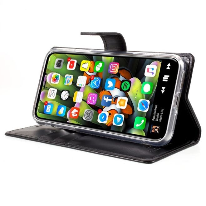 Goospery - Google Pixel 3 XL Handy Hülle - Case aus Leder - Bluemoon Diary Series - schwarz