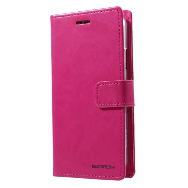 Goospery - Google Pixel 3 XL Handy Hülle - Case aus Leder - Bluemoon Diary Series - pink