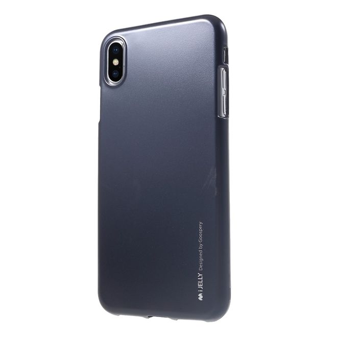 Goospery - Huawei Mate 20 Pro Handy Hülle - TPU Soft Case - i Jelly Metal Series - navy