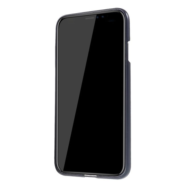 Goospery - Samsung Galaxy J4+ Handy Hülle - TPU Soft Case - i Jelly Metal Series - navy