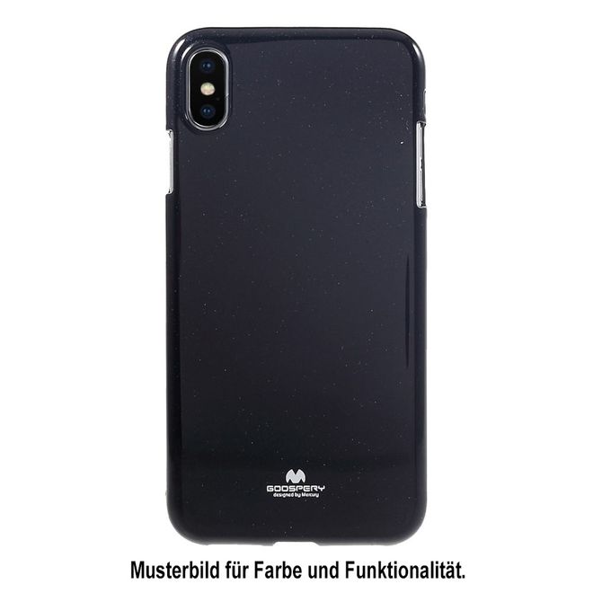 Goospery - Huawei Mate 20 Pro Handy Hülle - TPU Soft Case - Pearl Jelly Series - schwarz
