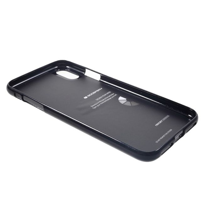 Goospery - Huawei Mate 20 Pro Handy Hülle - TPU Soft Case - Pearl Jelly Series - schwarz