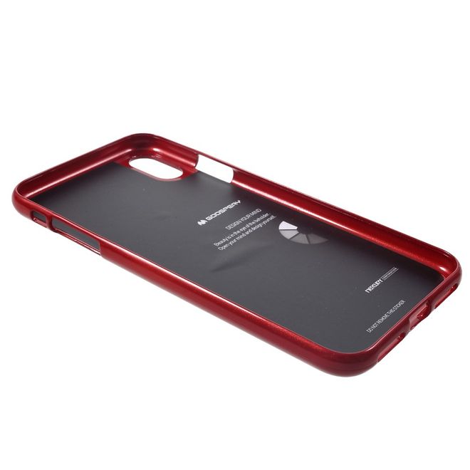Goospery - Huawei Mate 20 Pro Handy Hülle - TPU Soft Case - Pearl Jelly Series - rot