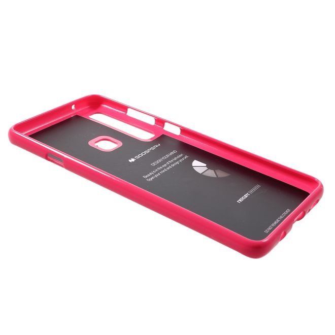 Goospery - Samsung Galaxy A9 (2018) Handy Hülle - TPU Soft Case - Pearl Jelly Series - pink