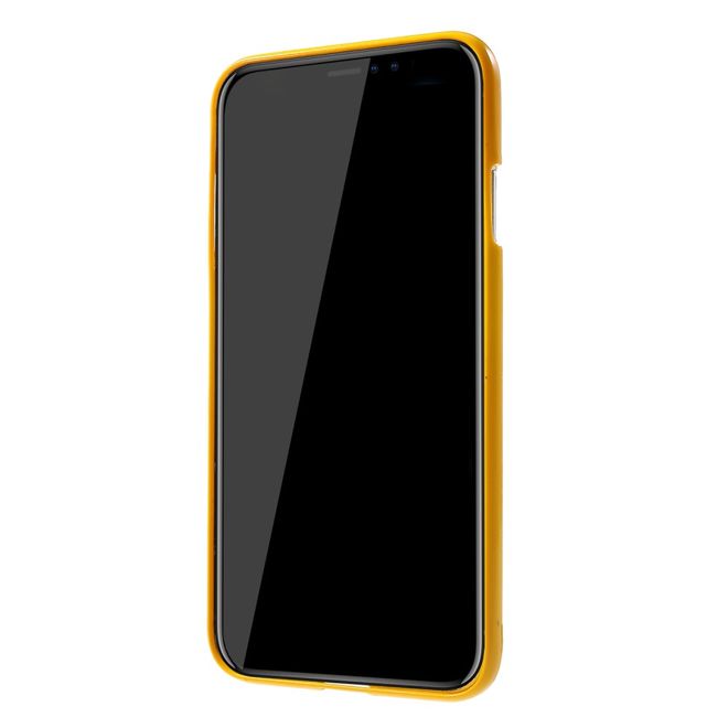 Goospery - Samsung Galaxy A9 (2018) Handy Hülle - TPU Soft Case - Pearl Jelly Series - gelb