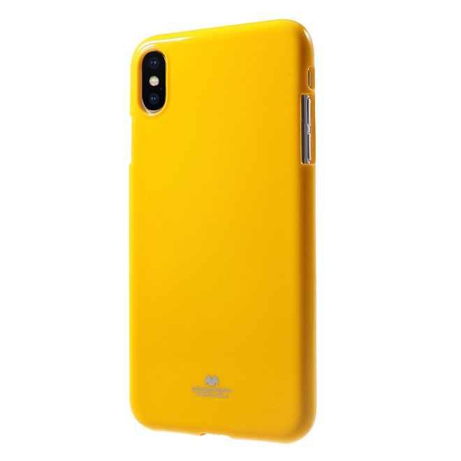 Goospery - Samsung Galaxy A9 (2018) Handy Hülle - TPU Soft Case - Pearl Jelly Series - gelb