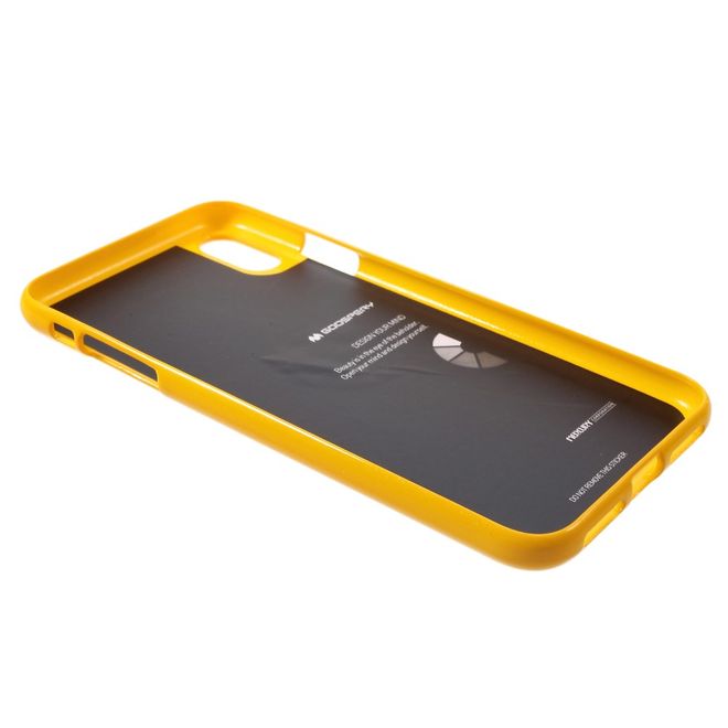 Goospery - Samsung Galaxy A9 (2018) Handy Hülle - TPU Soft Case - Pearl Jelly Series - gelb