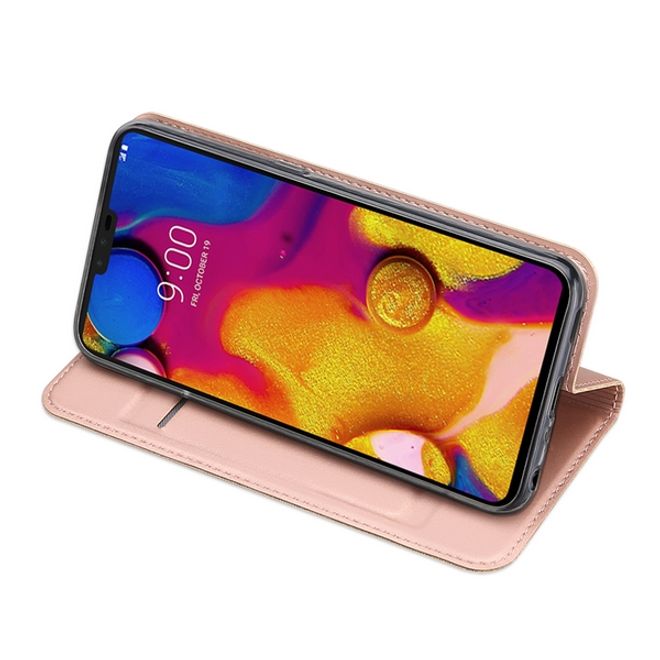 Dux Ducis -  LG V40 ThinQ Hülle - Handy Bookcover - Skin Pro Series - rosegold