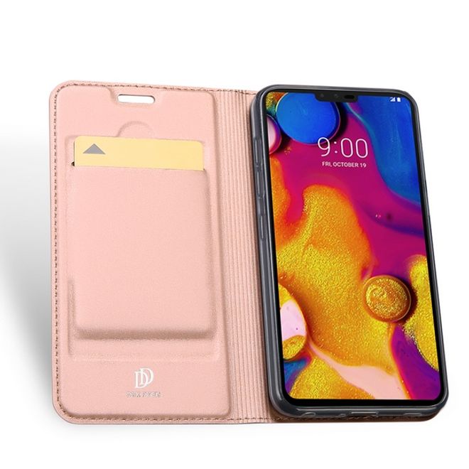 Dux Ducis -  LG V40 ThinQ Hülle - Handy Bookcover - Skin Pro Series - rosegold