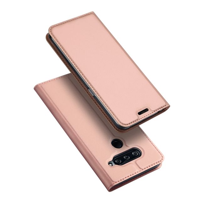 Dux Ducis -  LG V40 ThinQ Hülle - Handy Bookcover - Skin Pro Series - rosegold