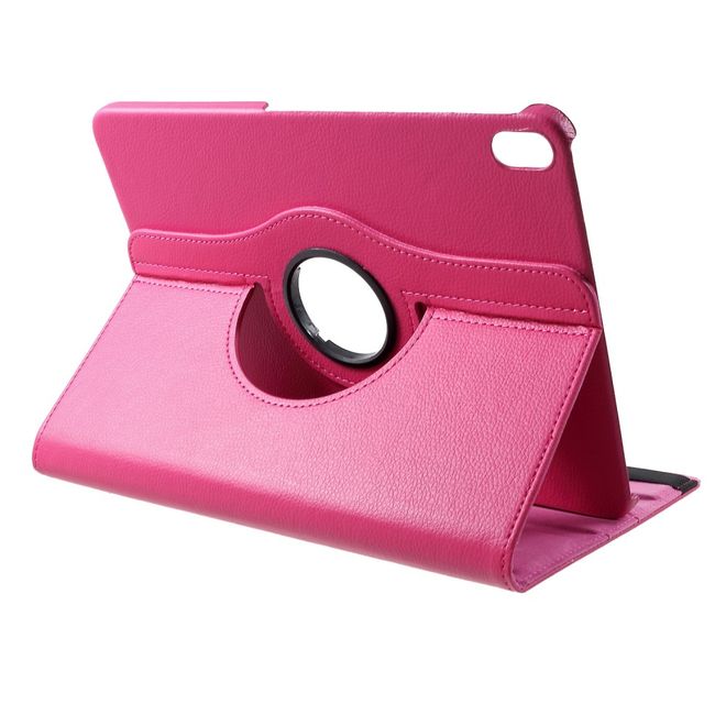 iPad Pro 11 (2018) Case - 360° Rotatable Case - with Stand Function and Lychee Texture - Pink
