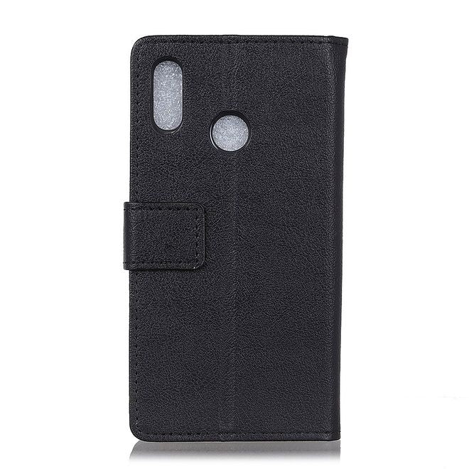 Motorola One Handy Hülle - Classic III Leder Bookcover Series - schwarz