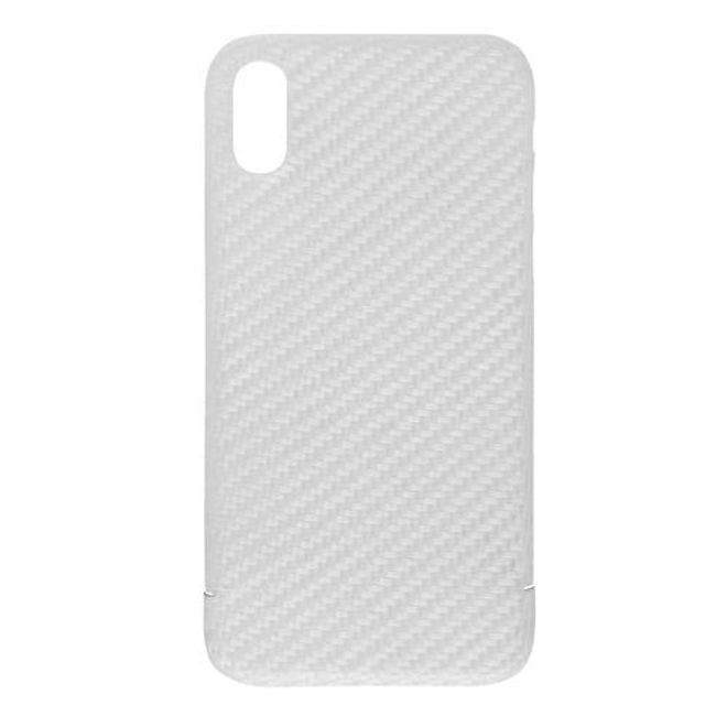 VIVERSIS - iPhone XS Max Handyhülle aus 100% Komposit Karbon - Made in Germany - weiss
