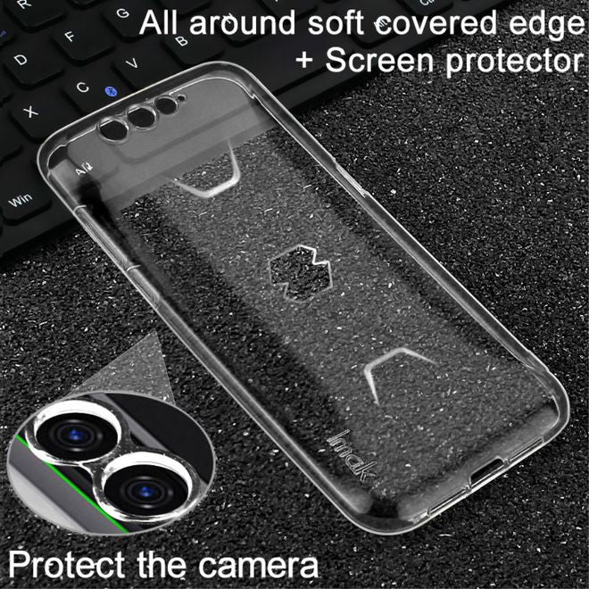 Imak - Xiaomi Black Shark Handy Hülle - Cover aus Plastik - inklusive Schutzfolie - Stealth Series - transparent