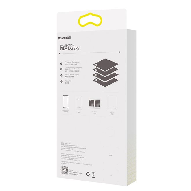 Baseus - Xiaomi Black Shark Helo Schutzglas Panzerglas (0.3 mm) - 2 Stück - transparent