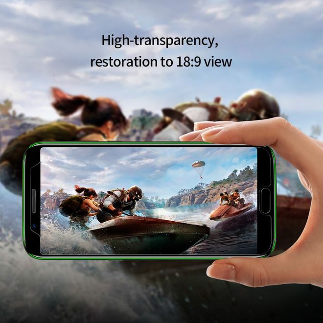 Baseus - Xiaomi Black Shark Helo Schutzglas Panzerglas (0.3 mm) - 2 Stück - transparent