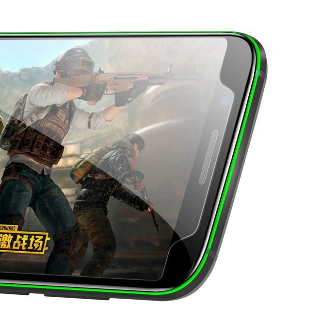 Baseus - Xiaomi Black Shark Helo Schutzglas Panzerglas (0.3 mm) - 2 Stück - transparent