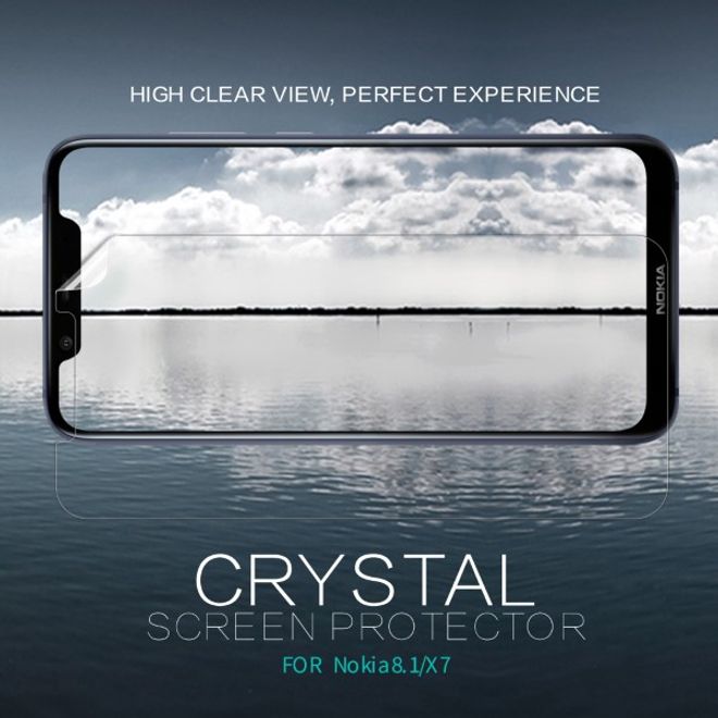 Nillkin - Nokia 8.1 Schutzfolie - Super Clear Whole Set Series