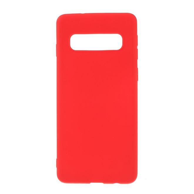 Samsung Galaxy S10 Plus Handyhülle - Softcase TPU Series - rot