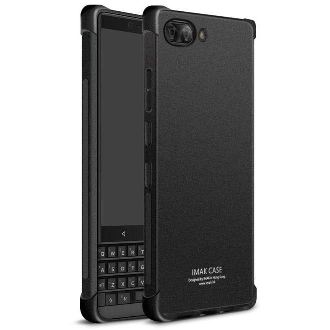 Imak - BlackBerry Key2 Handyhülle - Case aus TPU Plastik - inklusive Schutzglas - matt schwarz
